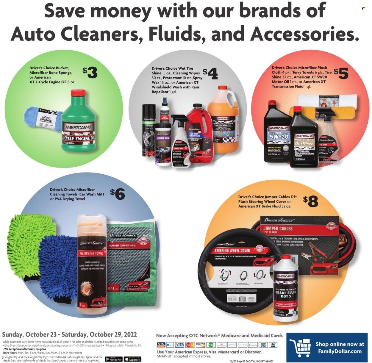 Family Dollar Weekly Ad Flyer Specials October 23 to October 29, 2022