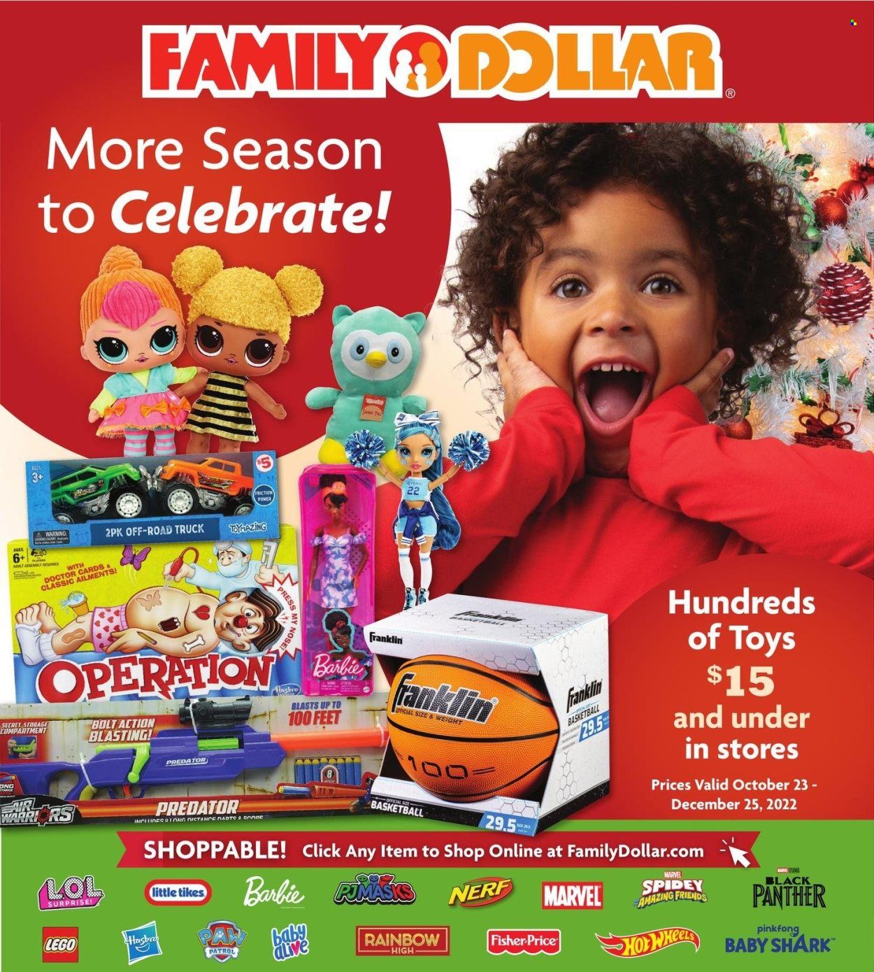 Family Dollar Weekly Ad Flyer Specials October 23 to December 25, 2022