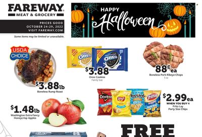 Fareway (IA) Weekly Ad Flyer Specials October 24 to October 29, 2022