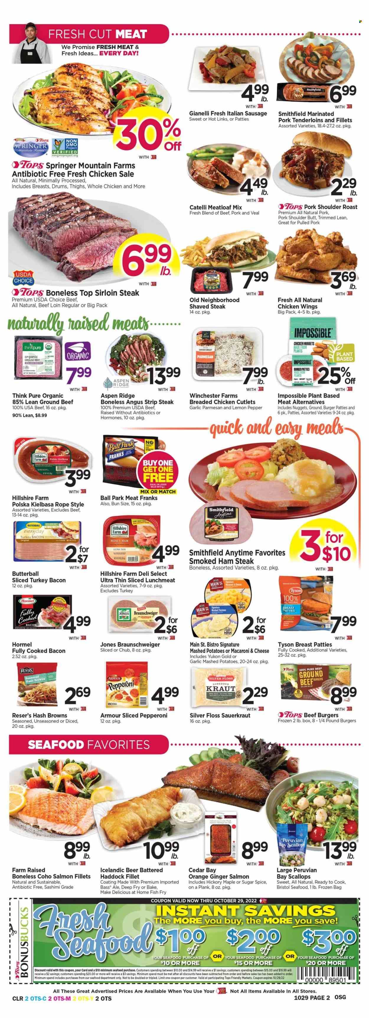 Tops Weekly Ad Flyer Specials October 23 to October 29, 2022