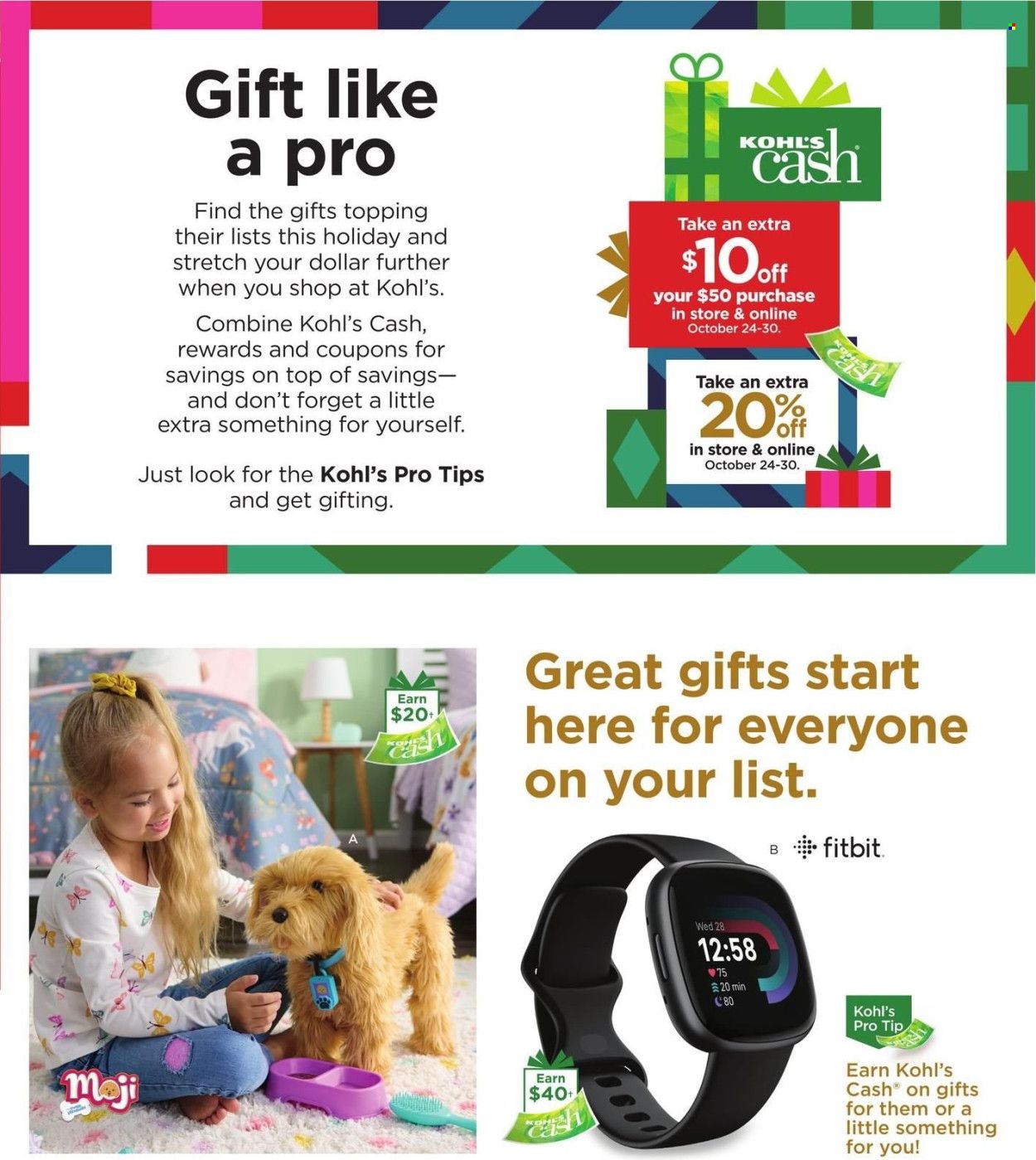 Kohl's Weekly Ad Flyer Specials October 24 to October 30, 2022