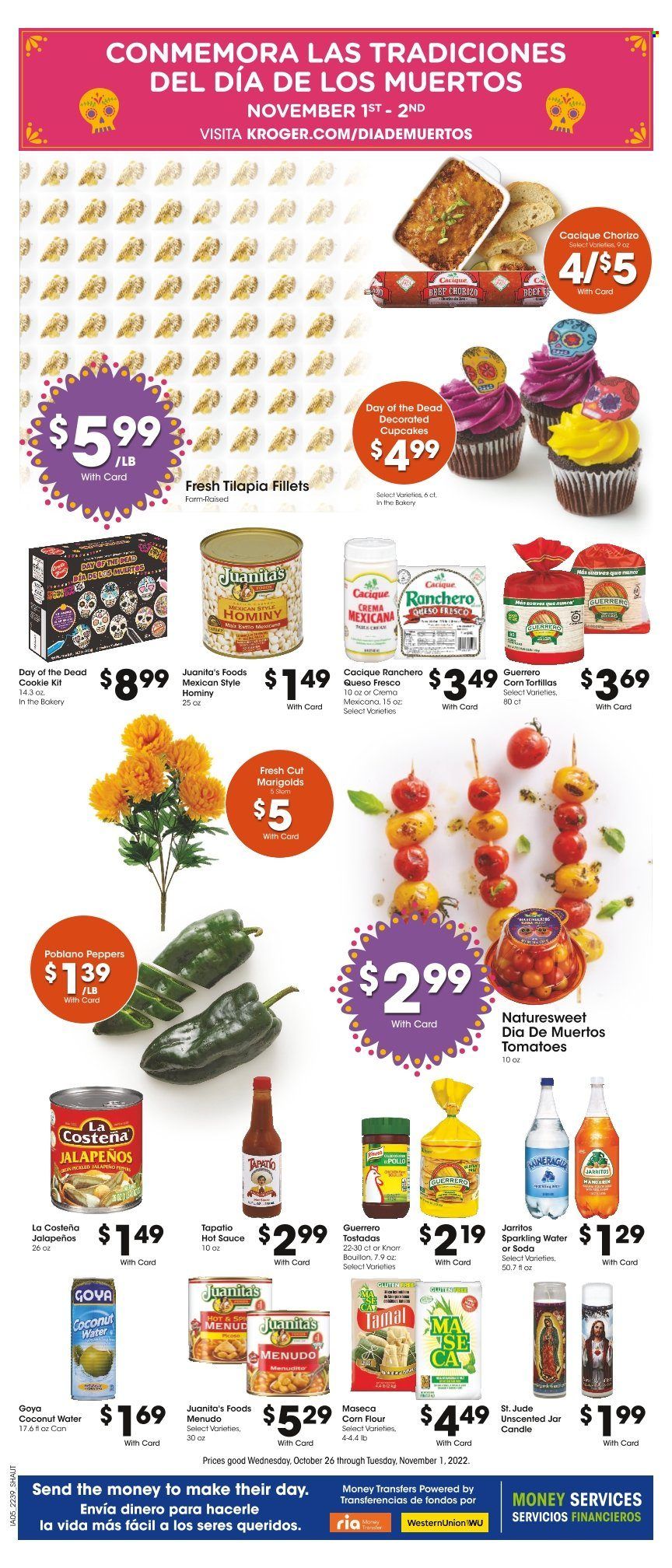 Kroger (GA, IL, LA, MI, OK, SC, TN, TX, VA) Weekly Ad Flyer Specials October 26 to November 1, 2022