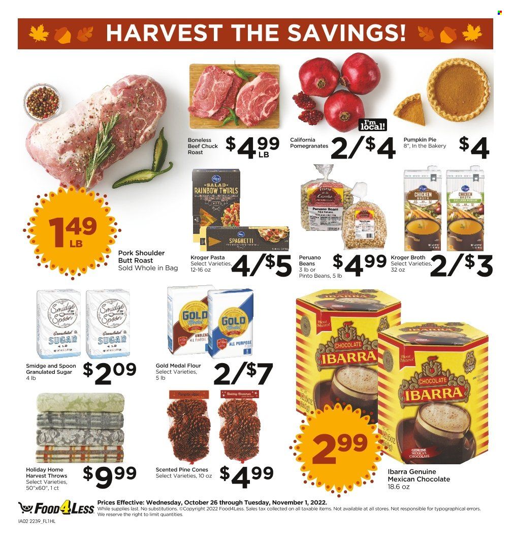 Food 4 Less (CA) Weekly Ad Flyer Specials October 26 to November 1, 2022