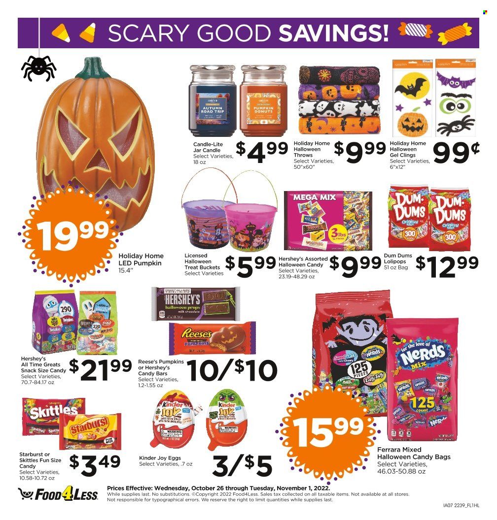 Food 4 Less (CA) Weekly Ad Flyer Specials October 26 to November 1, 2022