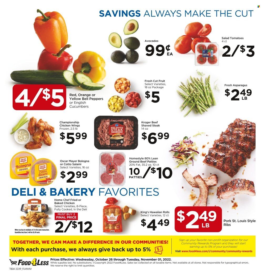 Food 4 Less (IL) Weekly Ad Flyer Specials October 26 to November 1, 2022