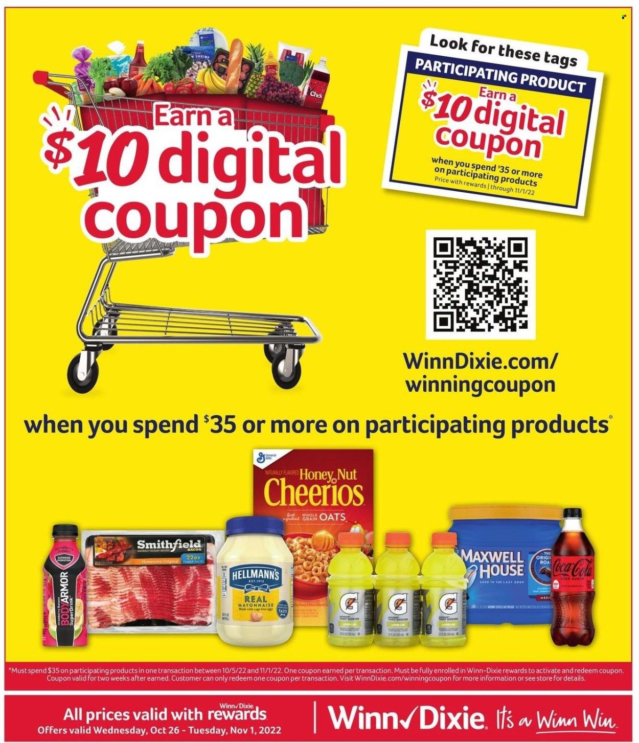Winn Dixie (AL, FL, GA, LA) Weekly Ad Flyer Specials October 26 to November 1, 2022