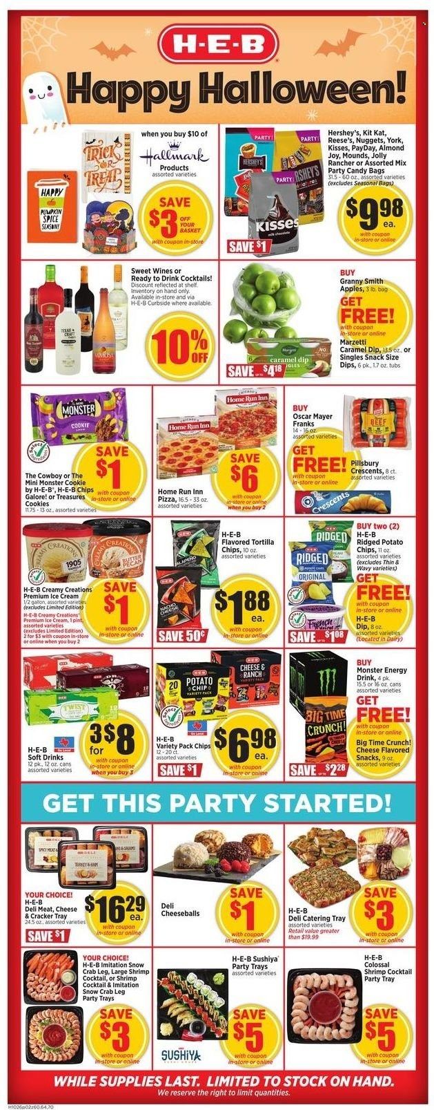 H-E-B (TX) Weekly Ad Flyer Specials October 26 to November 1, 2022