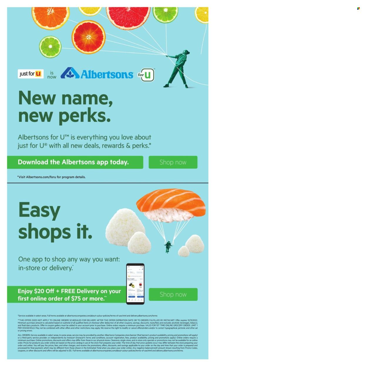 Albertsons (AR) Weekly Ad Flyer Specials October 26 to November 1, 2022