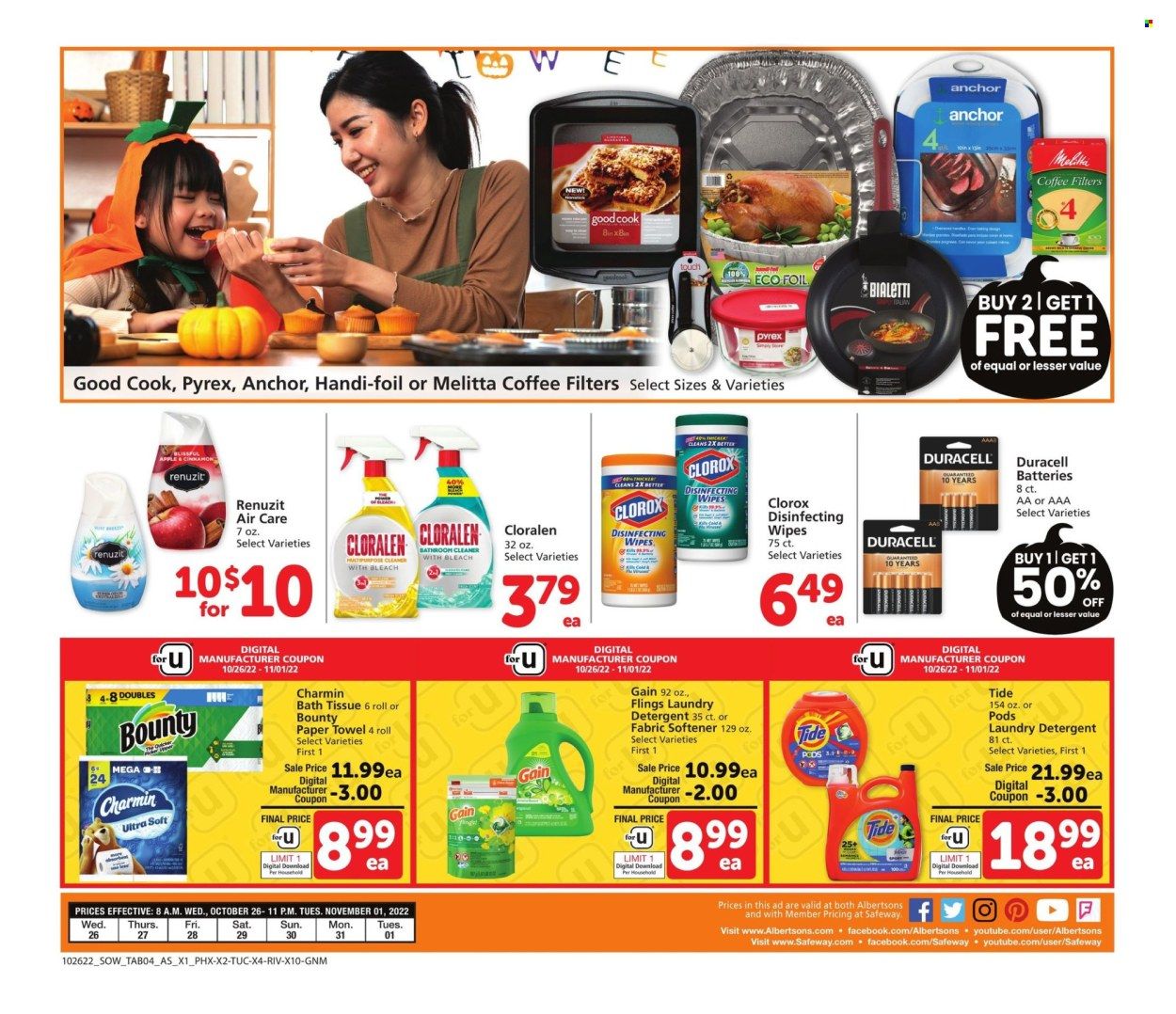 Albertsons (AZ) Weekly Ad Flyer Specials October 26 to November 1, 2022