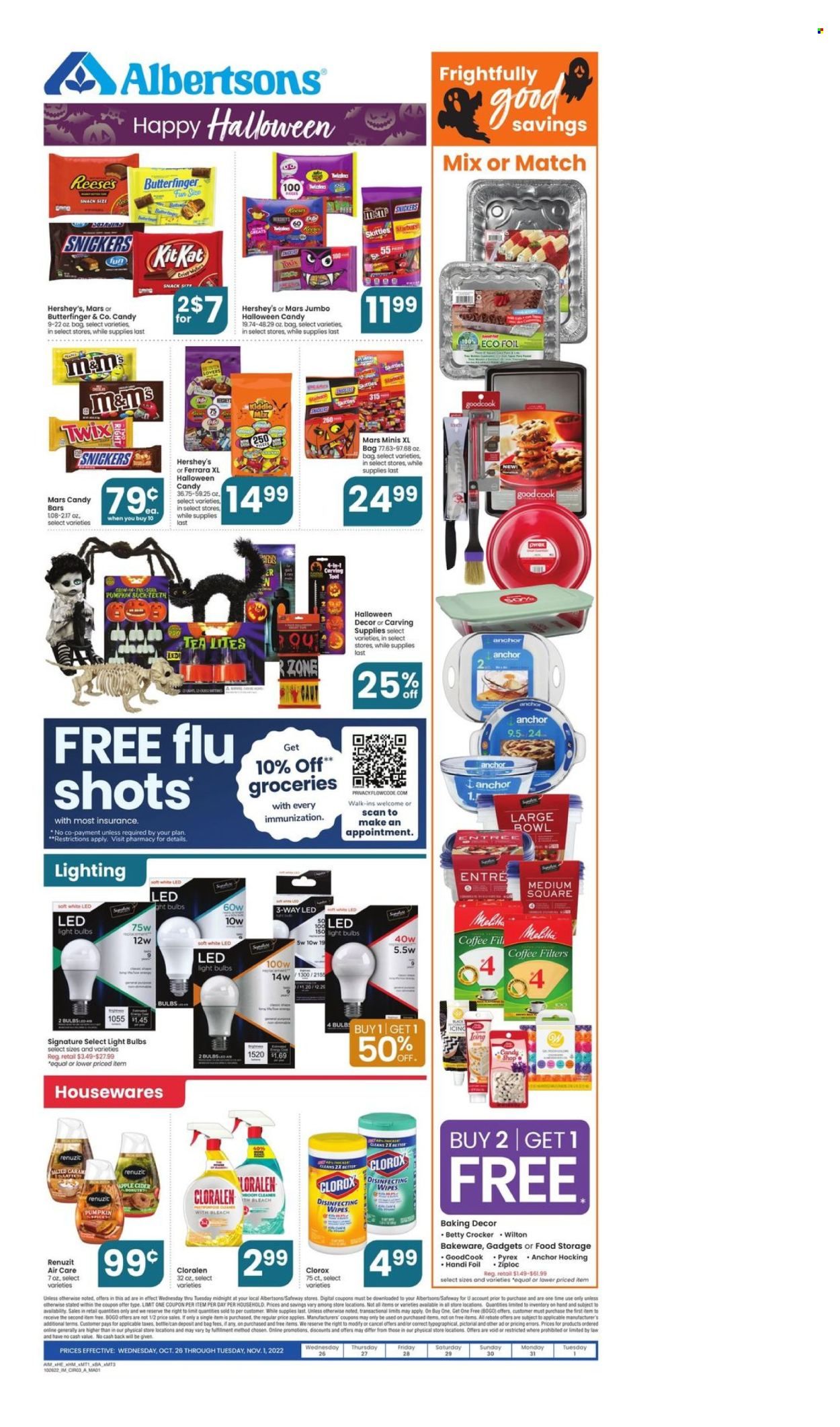 Albertsons (ID) Weekly Ad Flyer Specials October 26 to November 1, 2022
