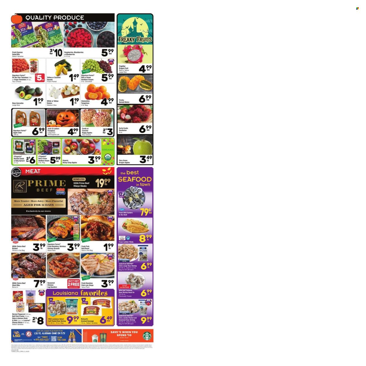 Albertsons (LA) Weekly Ad Flyer Specials October 26 to November 1, 2022
