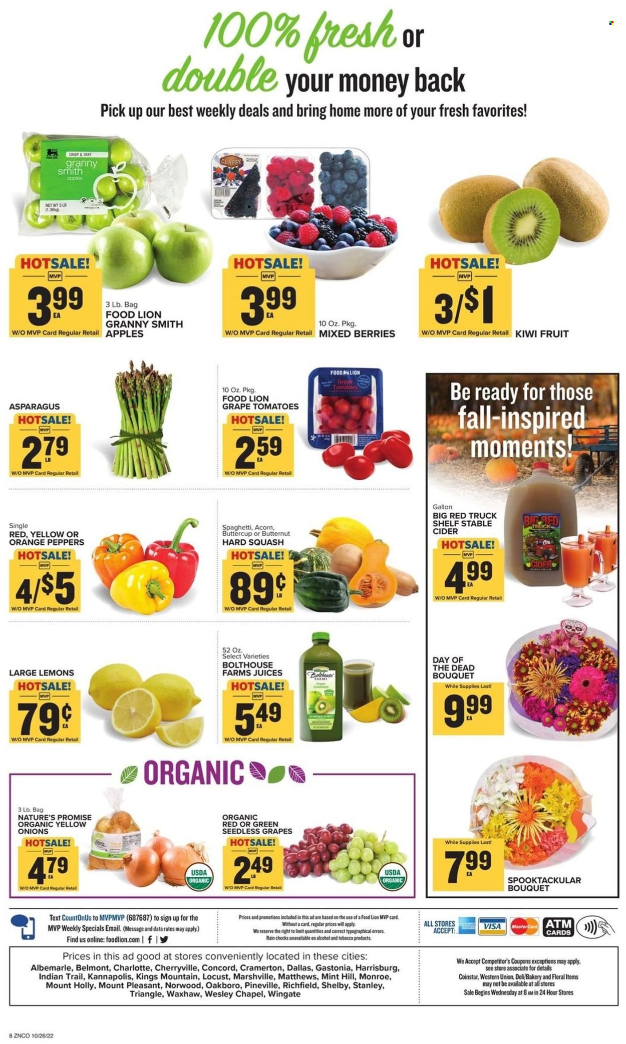 Food Lion (NC) Weekly Ad Flyer Specials October 26 to November 1, 2022