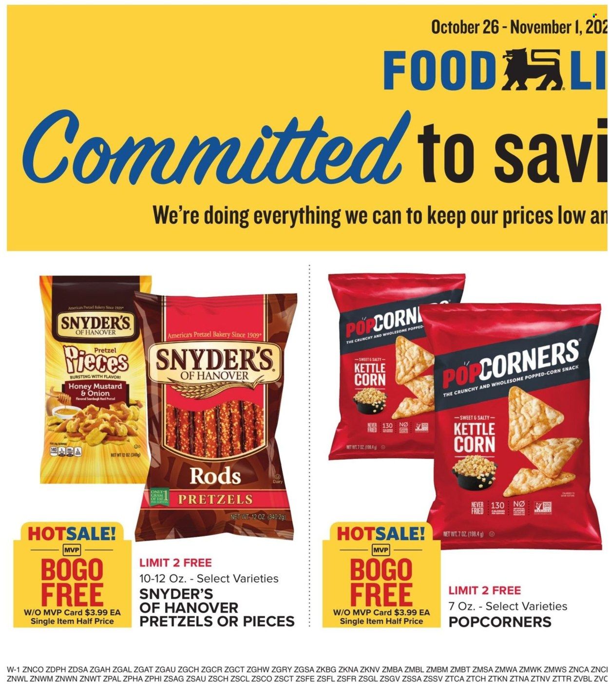 Food Lion (NC) Weekly Ad Flyer Specials October 26 to November 1, 2022