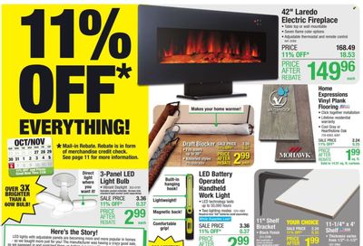 Menards Weekly Ad Flyer Specials October 27 to November 6, 2022