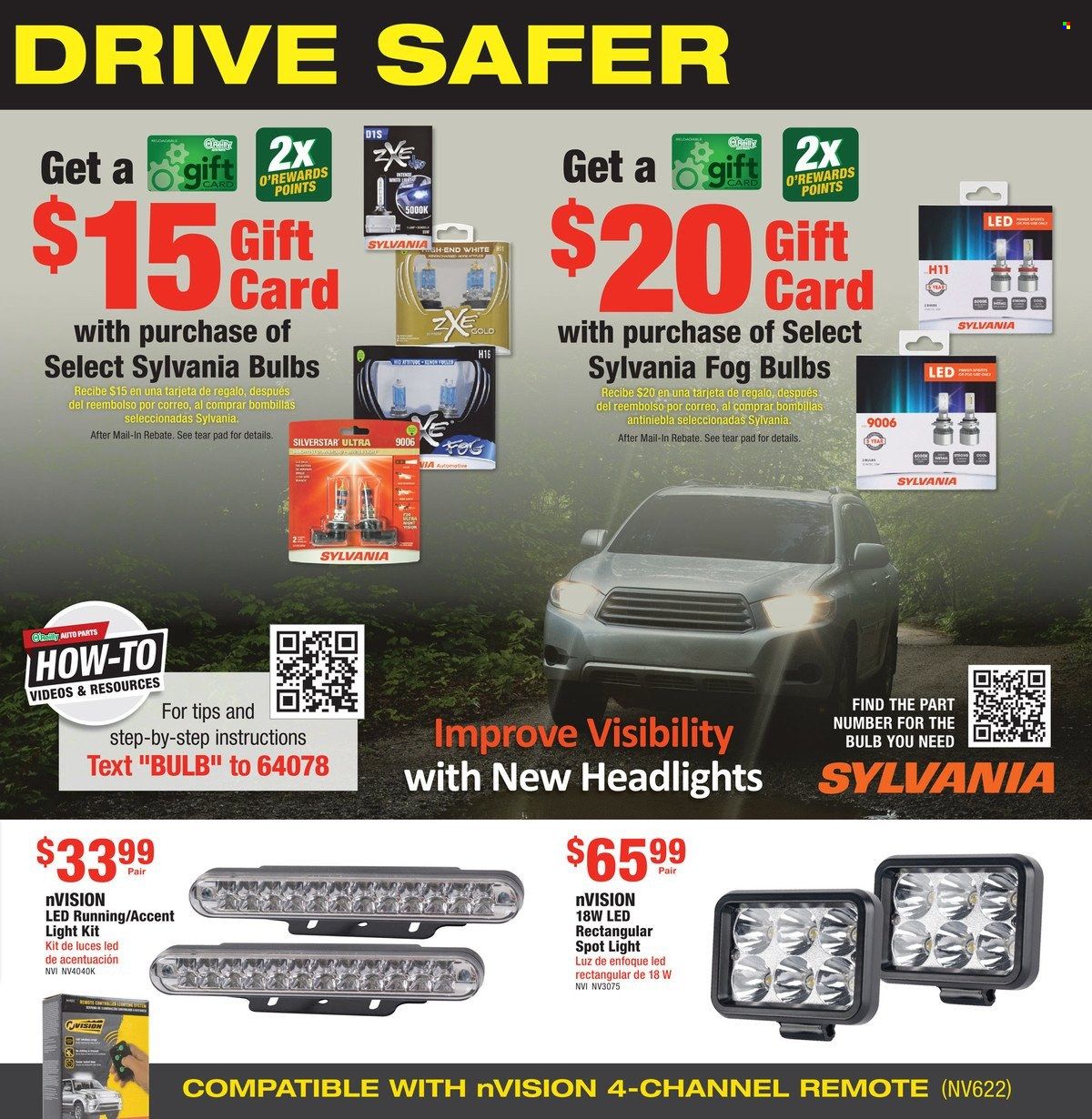 O'Reilly Auto Parts Weekly Ad Flyer Specials October 26 to November 29, 2022