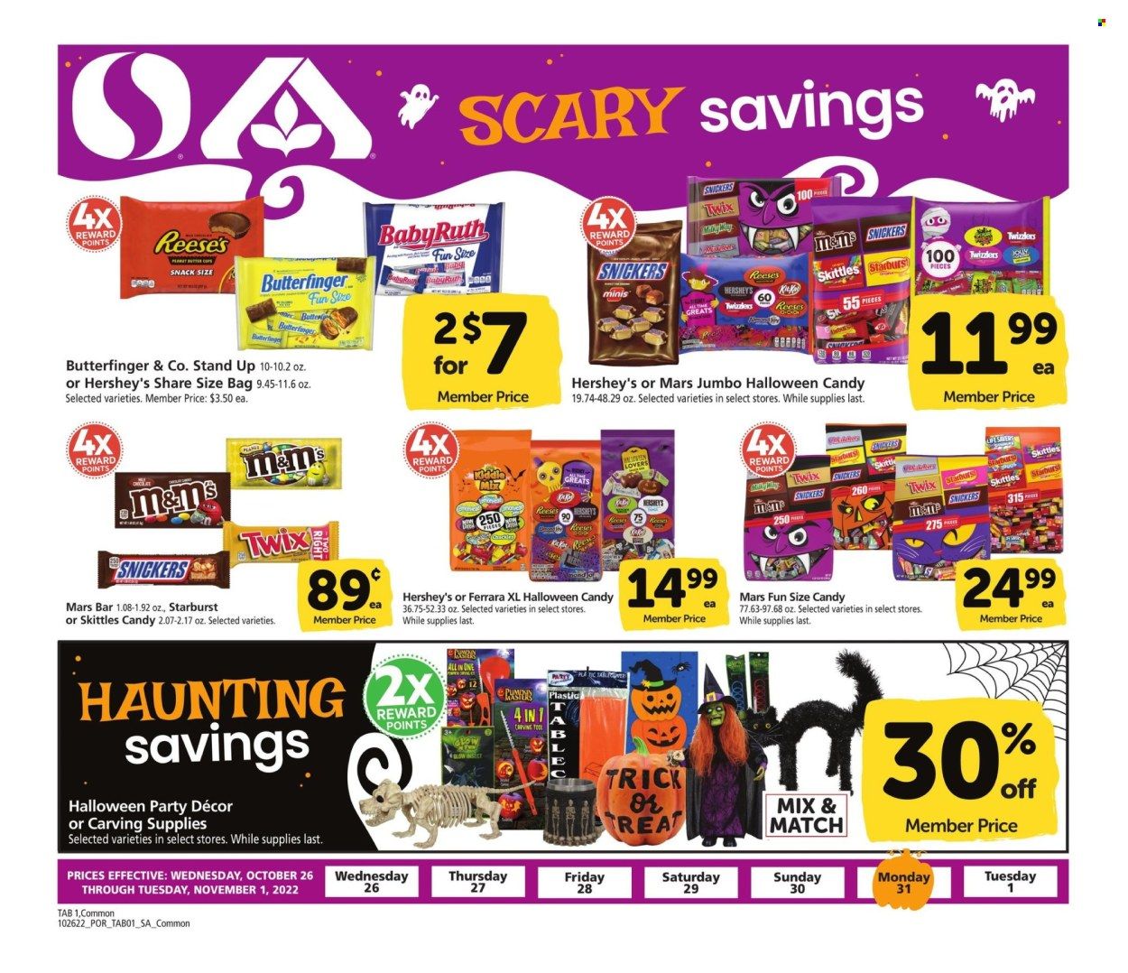 Albertsons (OR, WA) Weekly Ad Flyer Specials October 26 to November 1, 2022