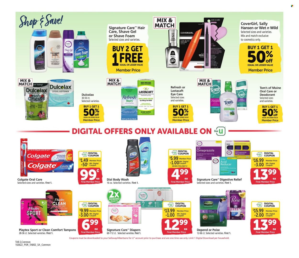 Albertsons (OR, WA) Weekly Ad Flyer Specials October 26 to November 1, 2022