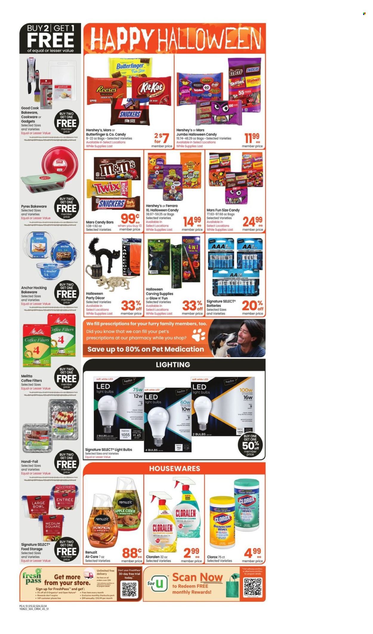 Albertsons (WA) Weekly Ad Flyer Specials October 26 to November 1, 2022