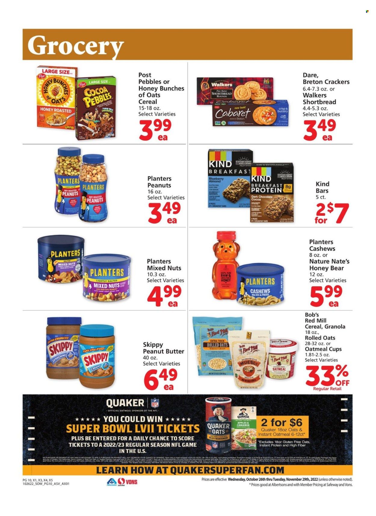 Albertsons (AZ, NM, NV, TX) Weekly Ad Flyer Specials October 26 to November 29, 2022