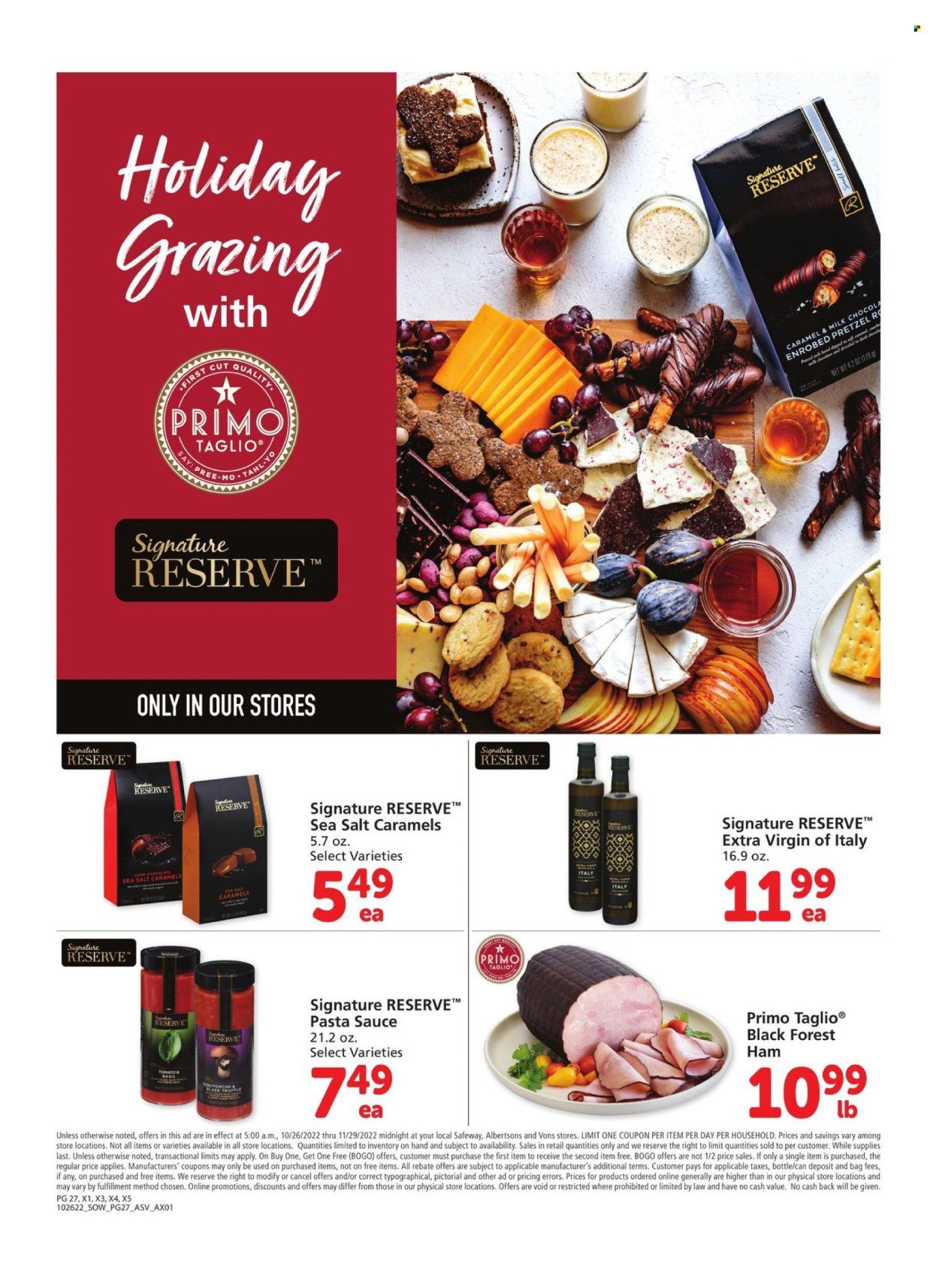 Albertsons (AZ, NM, NV, TX) Weekly Ad Flyer Specials October 26 to November 29, 2022