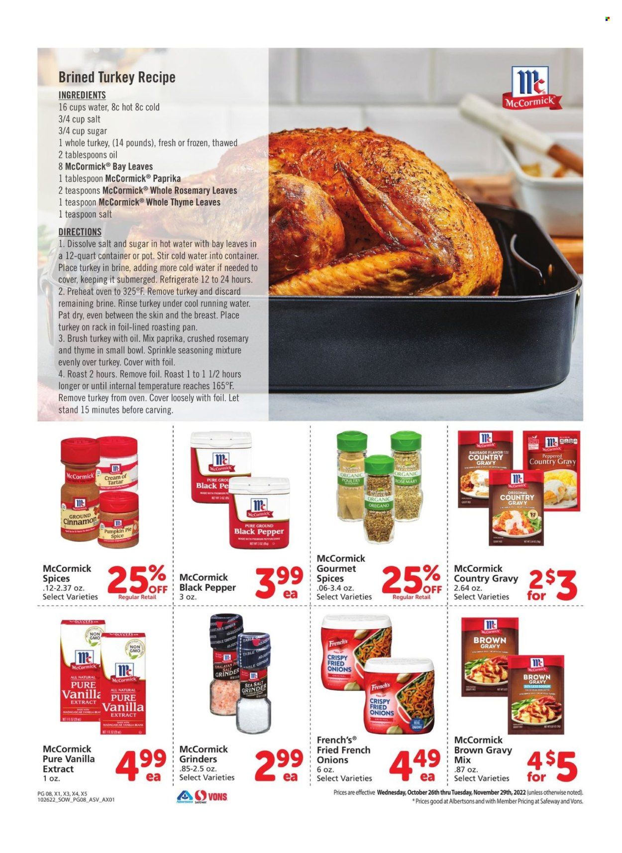 Albertsons (AZ, NM, NV, TX) Weekly Ad Flyer Specials October 26 to November 29, 2022