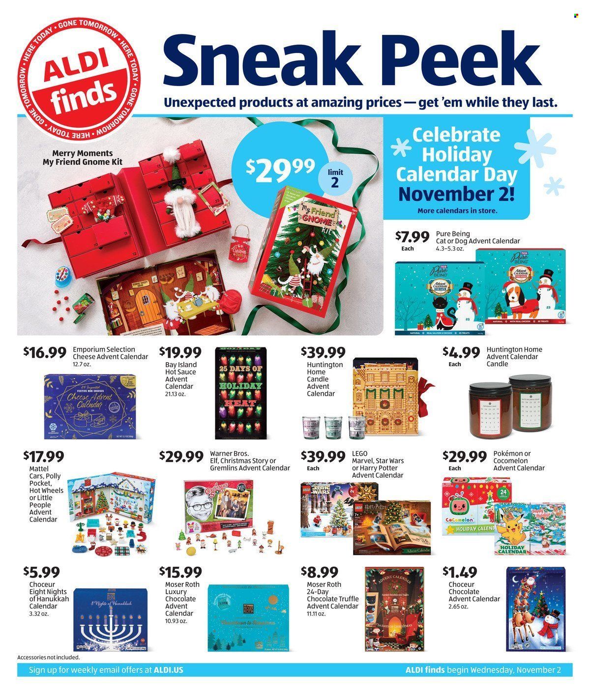 ALDI Weekly Ad Flyer Specials November 2 to November 8, 2022