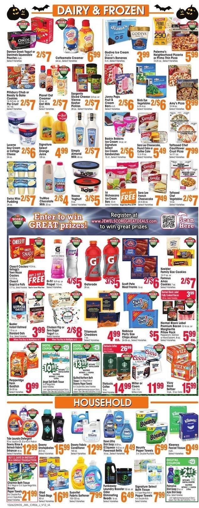 Jewel Osco (IA) Weekly Ad Flyer Specials October 26 to November 1, 2022