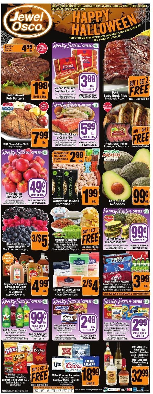 Jewel Osco (IN) Weekly Ad Flyer Specials October 26 to November 1, 2022