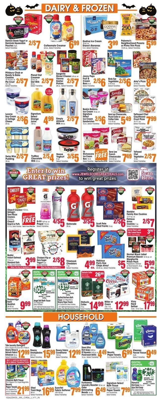 Jewel Osco (IN) Weekly Ad Flyer Specials October 26 to November 1, 2022