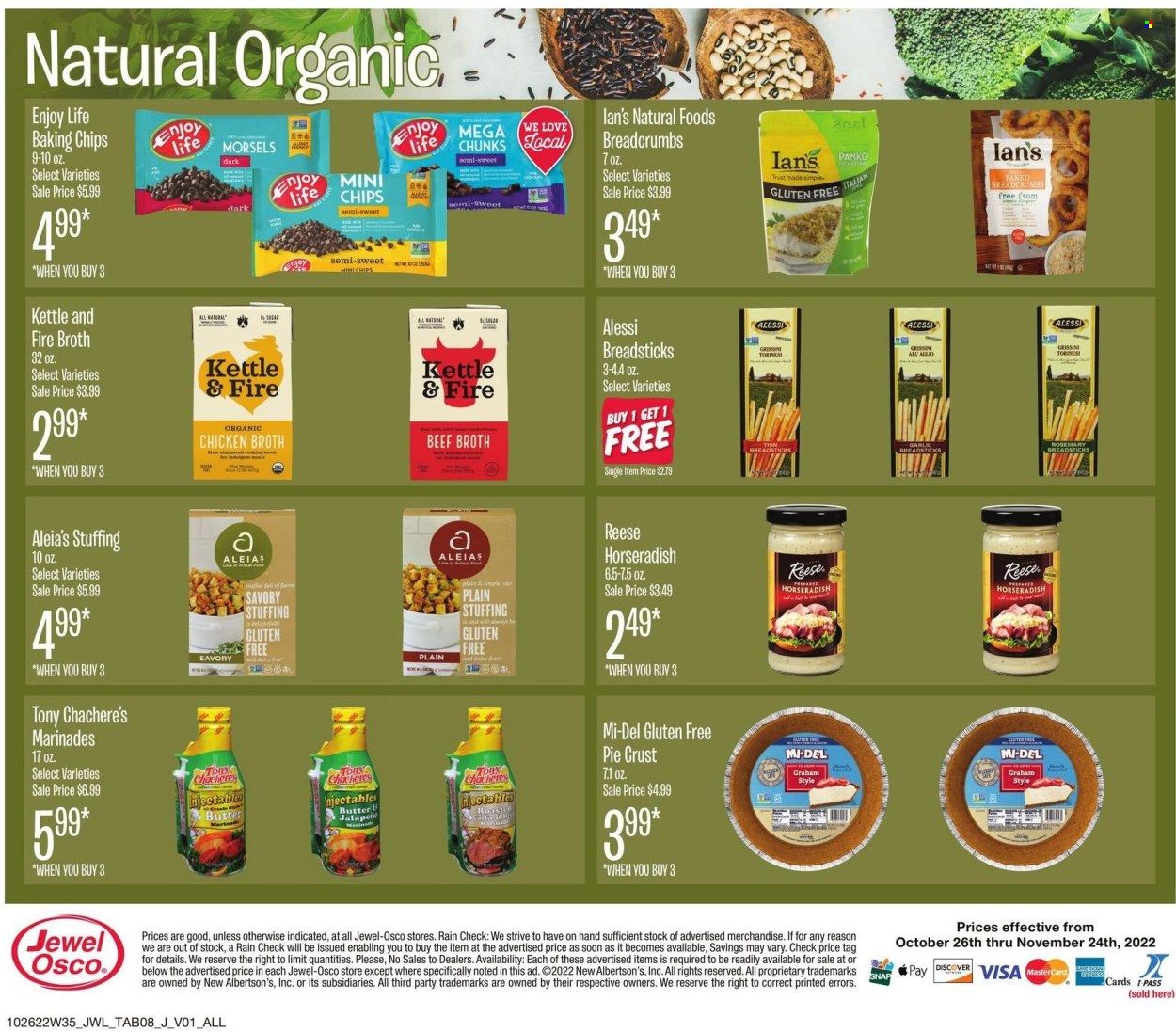 Jewel Osco (IN) Weekly Ad Flyer Specials October 26 to November 24, 2022