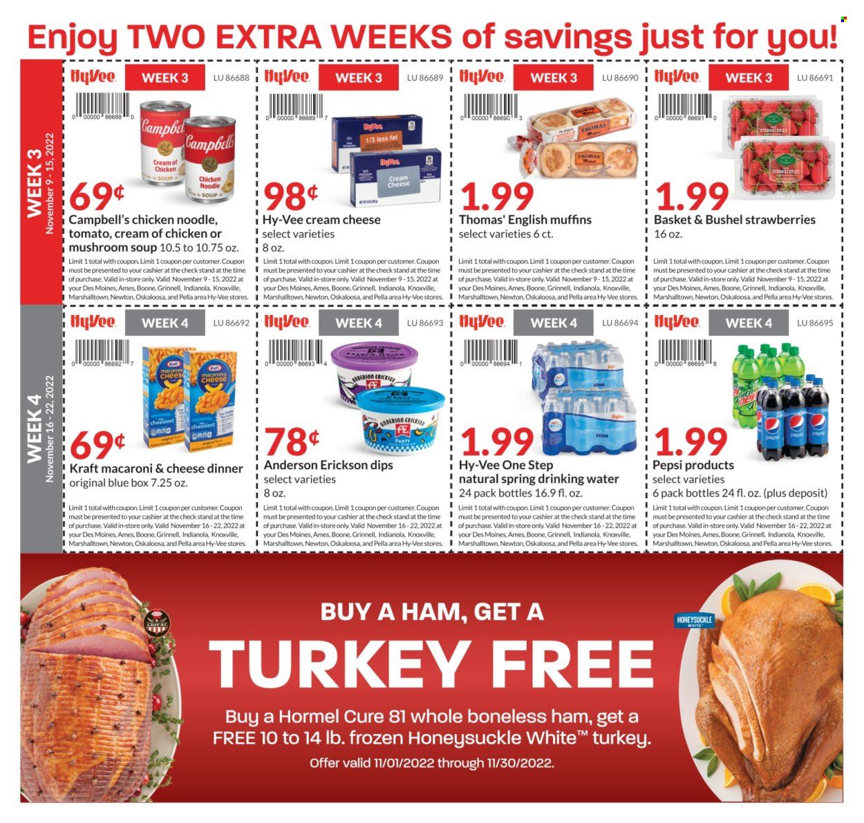 Hy-Vee (IA, IL, KS, MO) Weekly Ad Flyer Specials October 26 to November 22, 2022