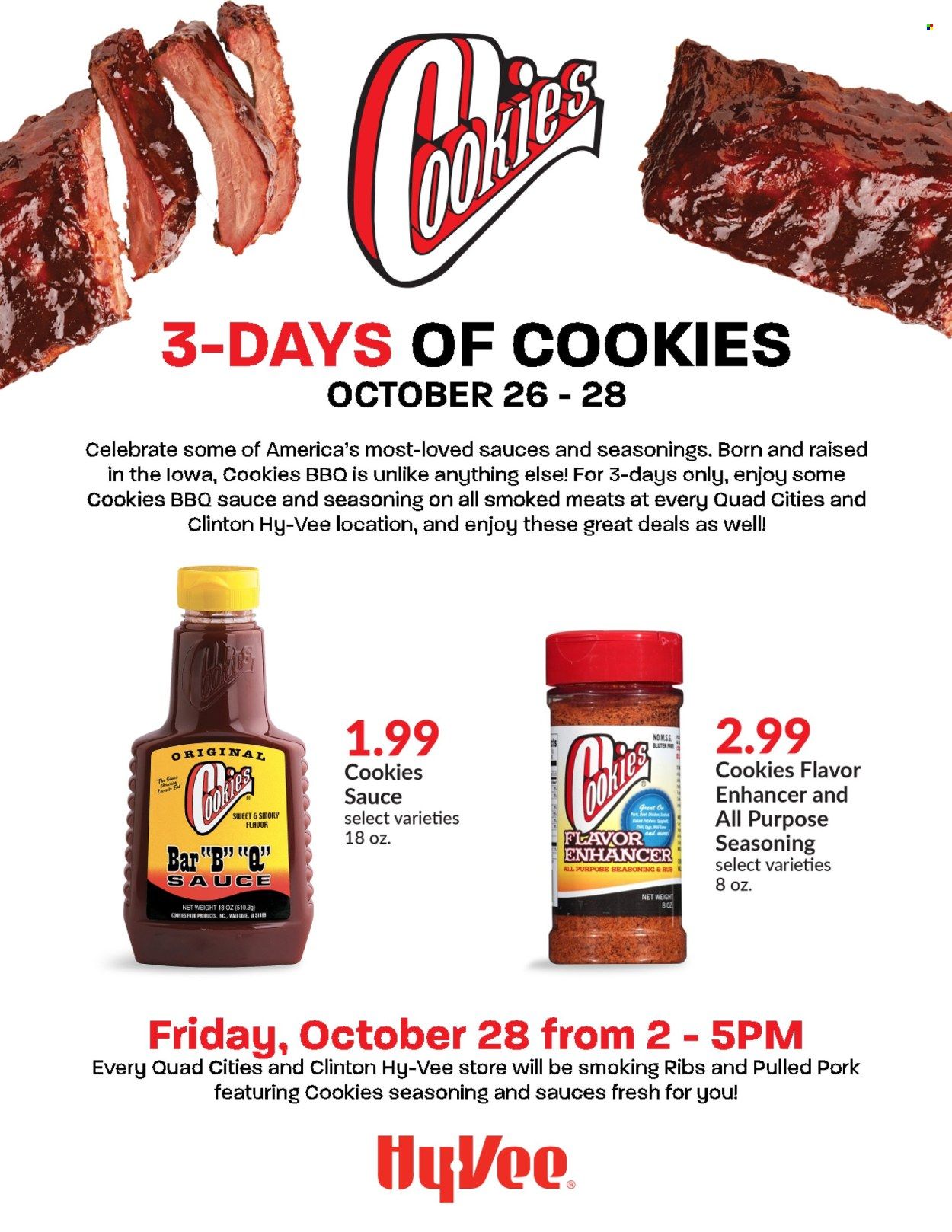 Hy-Vee (IA, IL, MN, MO, SD) Weekly Ad Flyer Specials October 26 to October 28, 2022