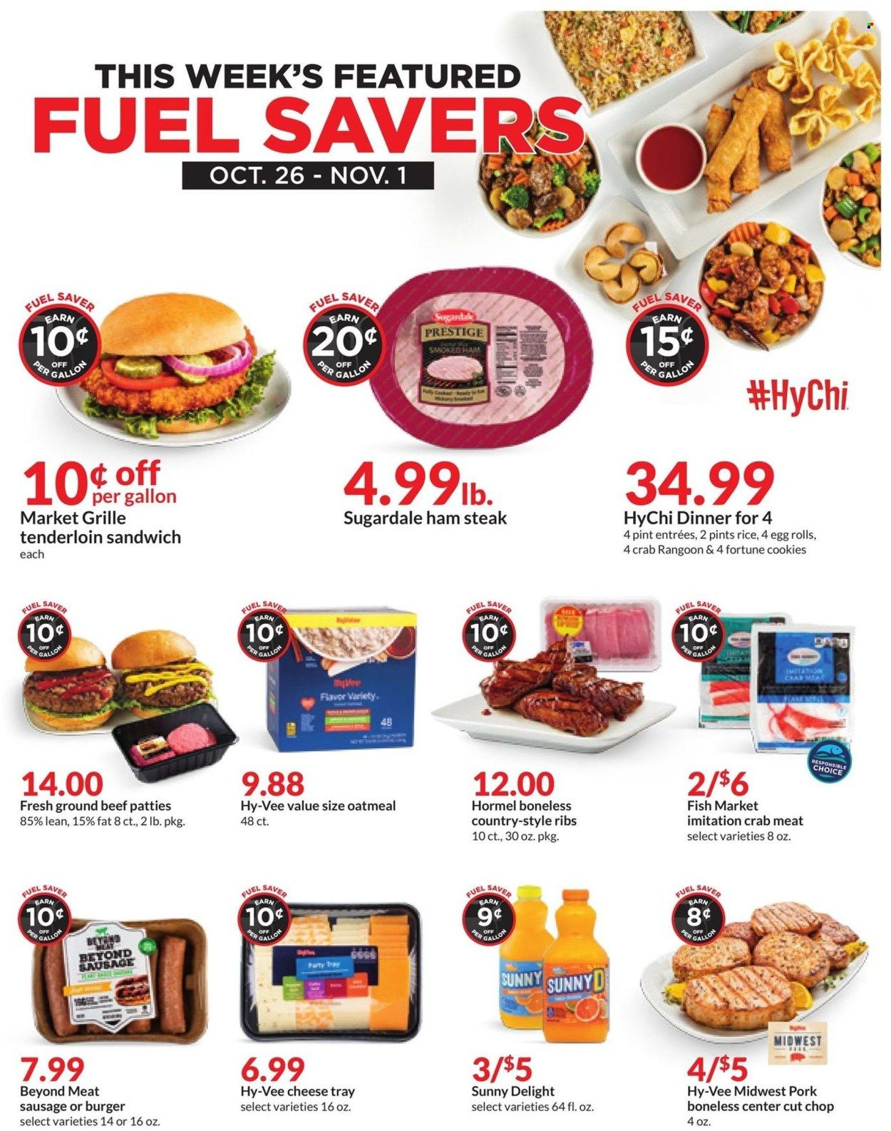 Hy-Vee (IA, IL, MN, MO, SD) Weekly Ad Flyer Specials October 26 to November 1, 2022