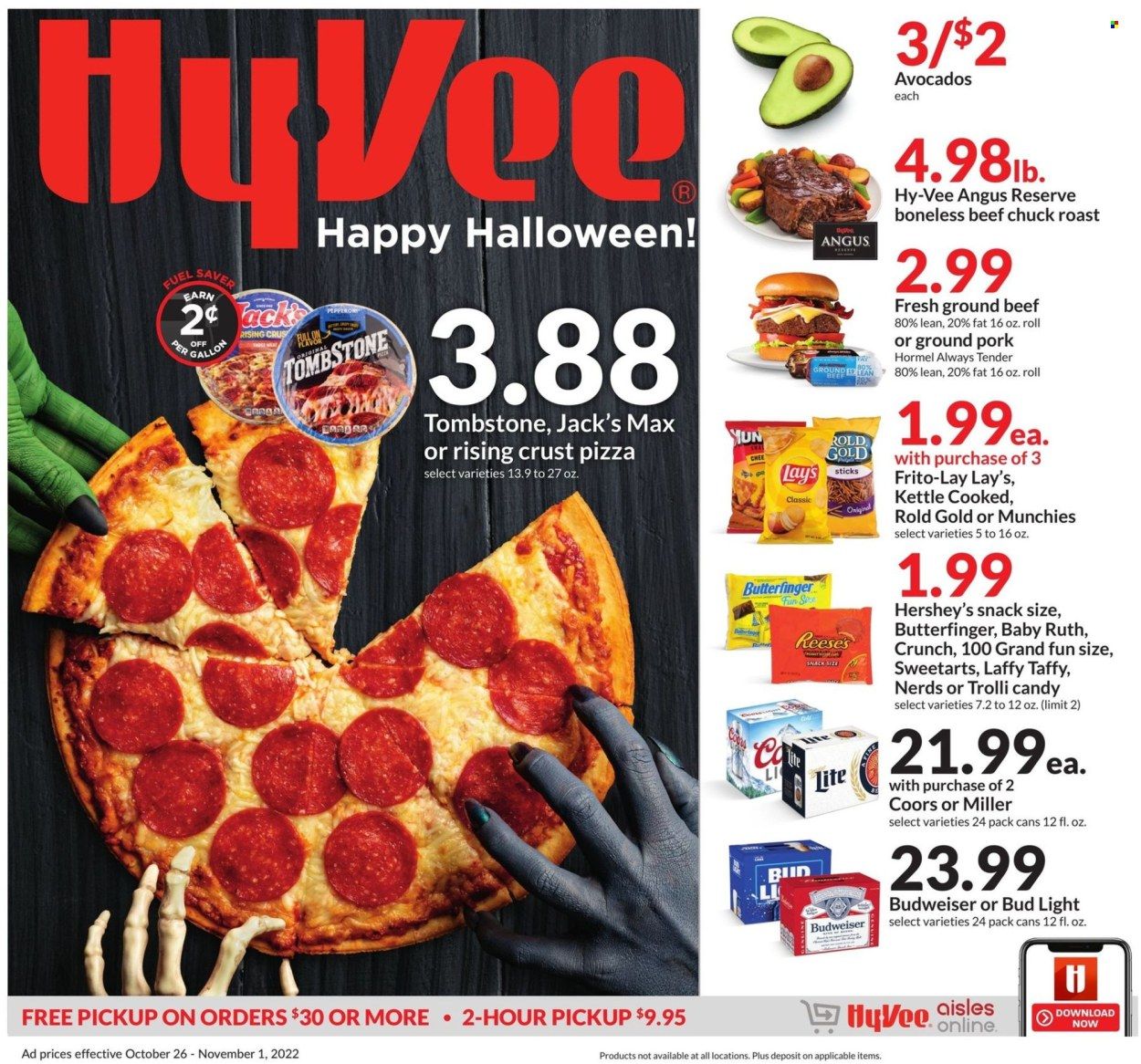 Hy-Vee (IA, IL, KS, MO) Weekly Ad Flyer Specials October 26 to November 1, 2022