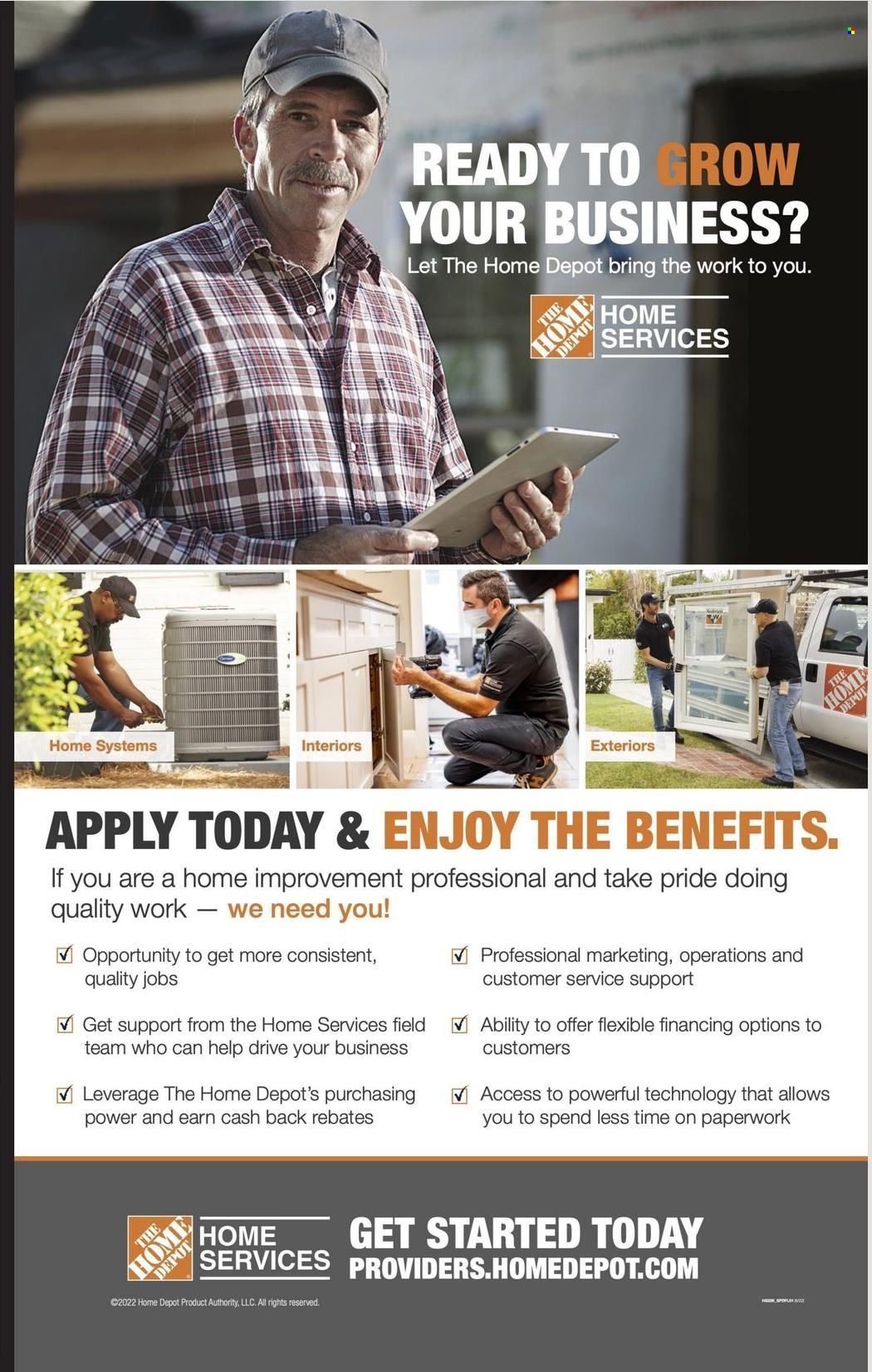 The Home Depot Weekly Ad Flyer Specials October 24 to October 31, 2022