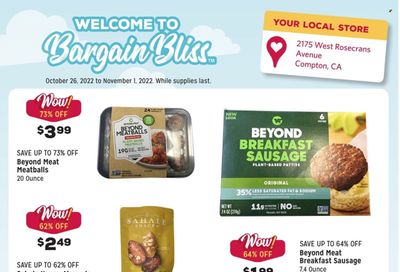 Grocery Outlet (CA, ID, OR, PA, WA) Weekly Ad Flyer Specials October 26 to November 1, 2022