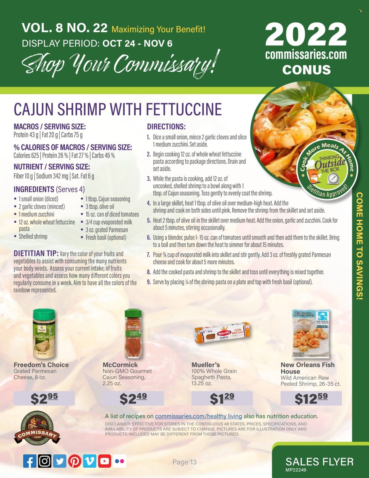 Commissary Weekly Ad Flyer Specials October 24 to November 6, 2022
