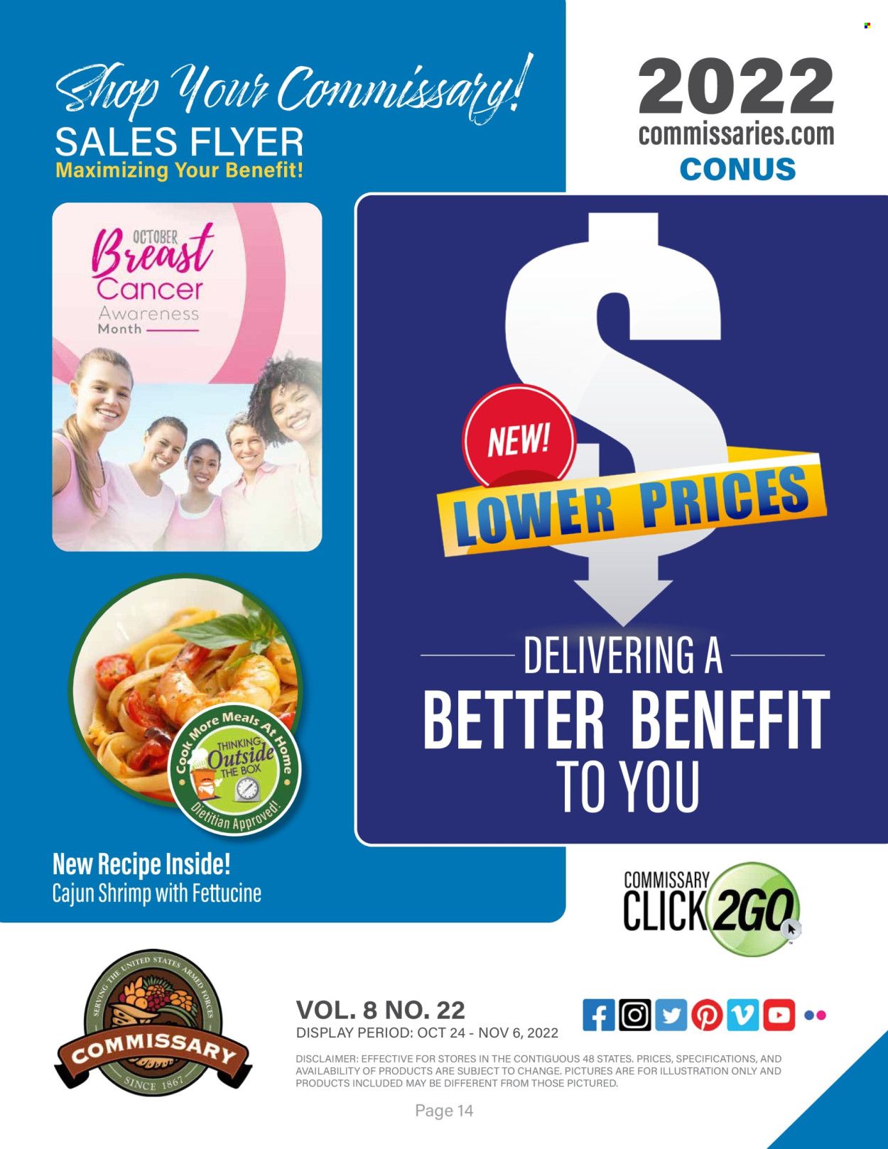 Commissary Weekly Ad Flyer Specials October 24 to November 6, 2022