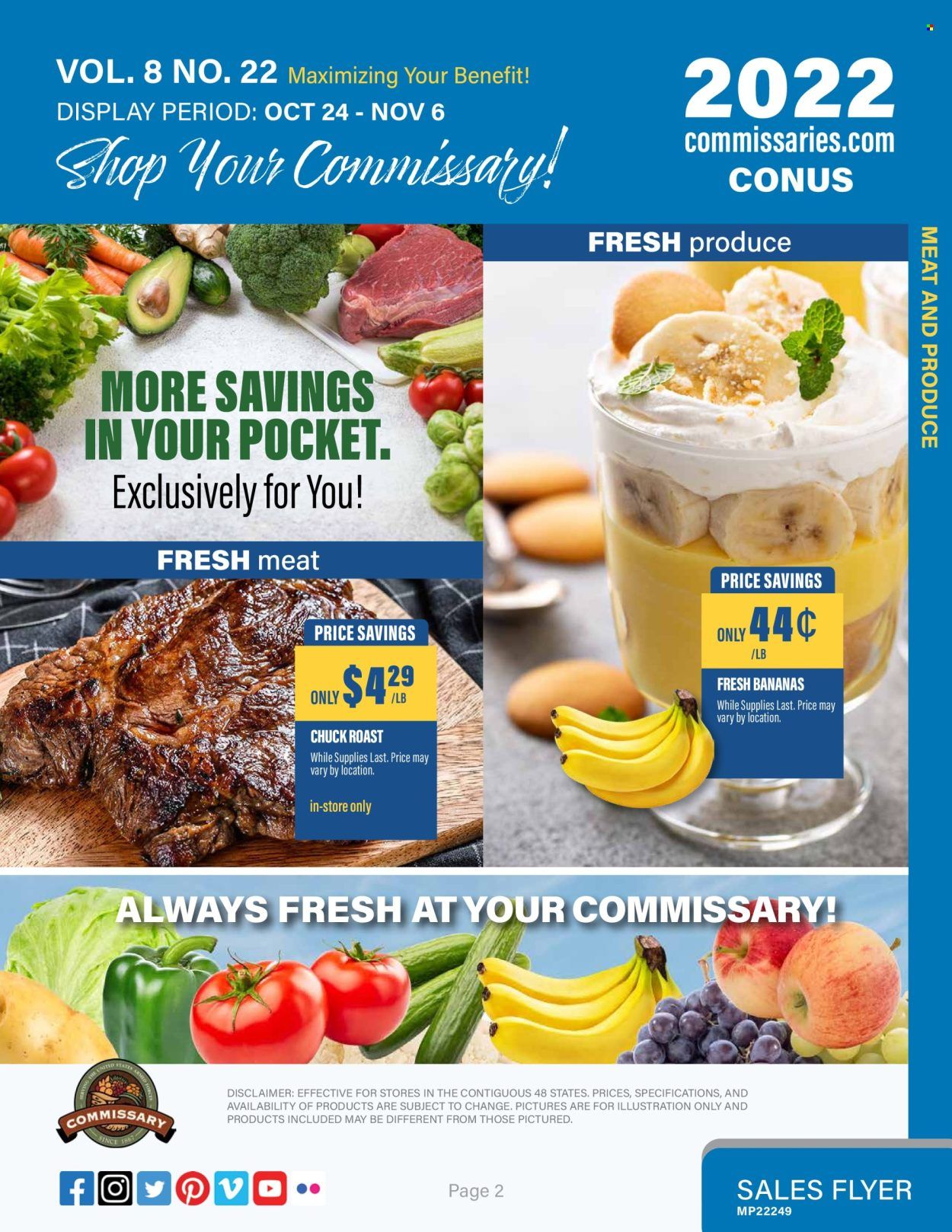 Commissary Weekly Ad Flyer Specials October 24 to November 6, 2022