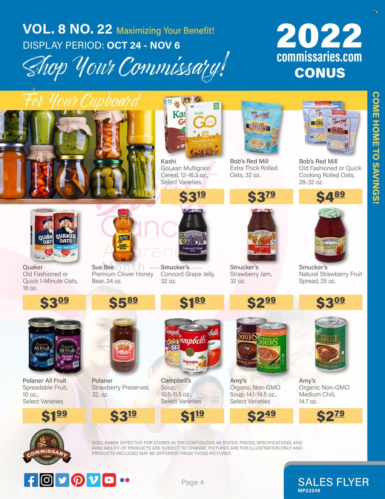 Commissary Weekly Ad Flyer Specials October 24 to November 6, 2022