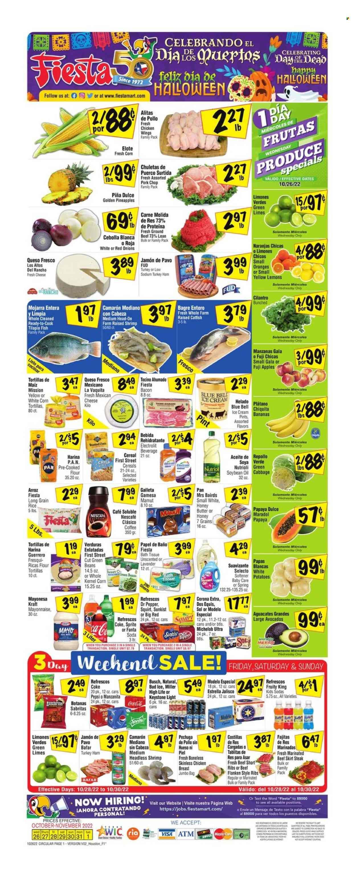 Fiesta Mart (TX) Weekly Ad Flyer Specials October 26 to November 1, 2022