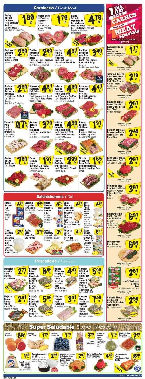 El Super (CA, NM, NV, TX) Weekly Ad Flyer Specials October 26 to November 1, 2022