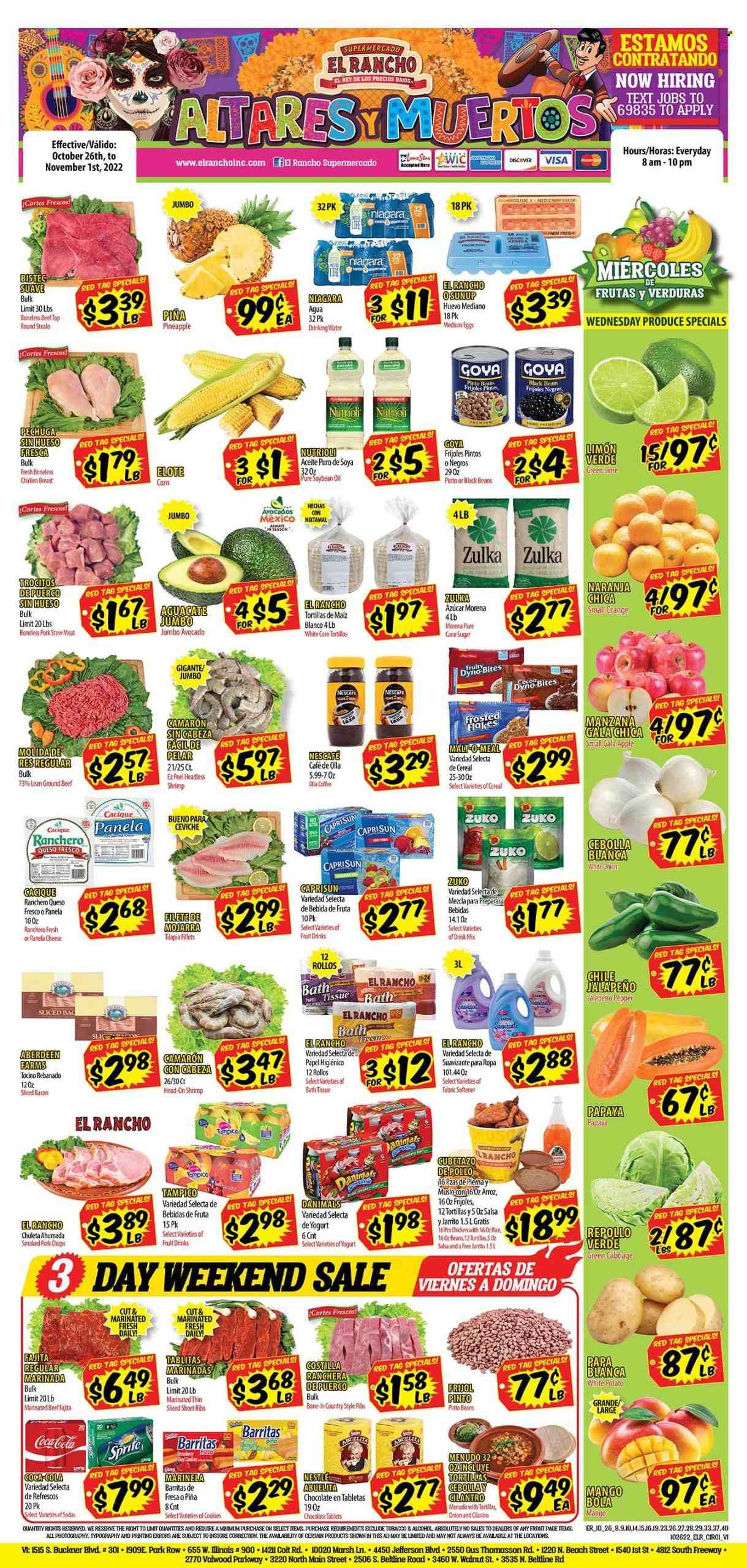 El Rancho (TX) Weekly Ad Flyer Specials October 26 to November 1, 2022