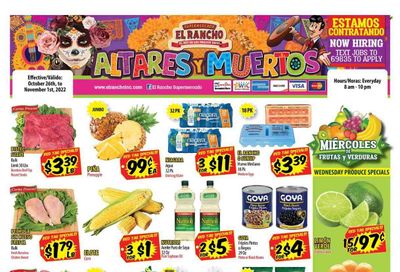 El Rancho (TX) Weekly Ad Flyer Specials October 26 to November 1, 2022