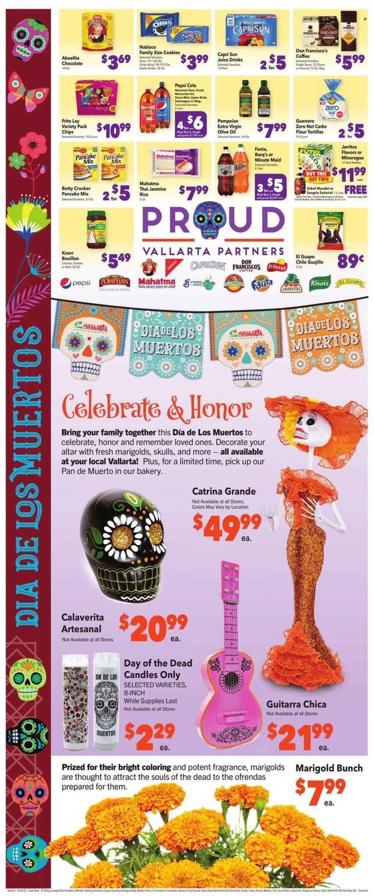 Vallarta (CA) Weekly Ad Flyer Specials October 26 to November 1, 2022