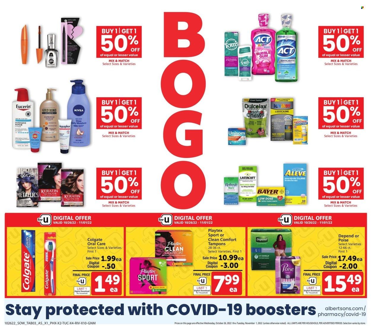 Safeway (AZ, CO, ID, MT, NE, NM) Weekly Ad Flyer Specials October 26 to November 1, 2022