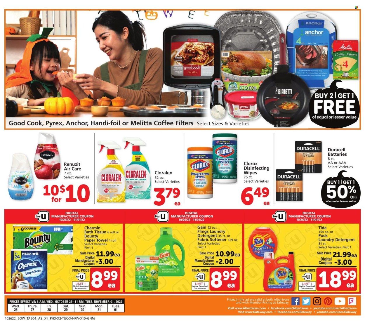 Safeway (AZ, CO, ID, MT, NE, NM) Weekly Ad Flyer Specials October 26 to November 1, 2022