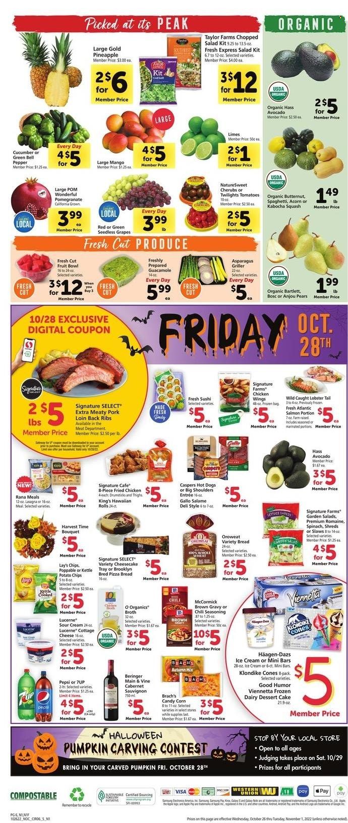 Safeway (CA, HI, OR, WA) Weekly Ad Flyer Specials October 26 to November 1, 2022