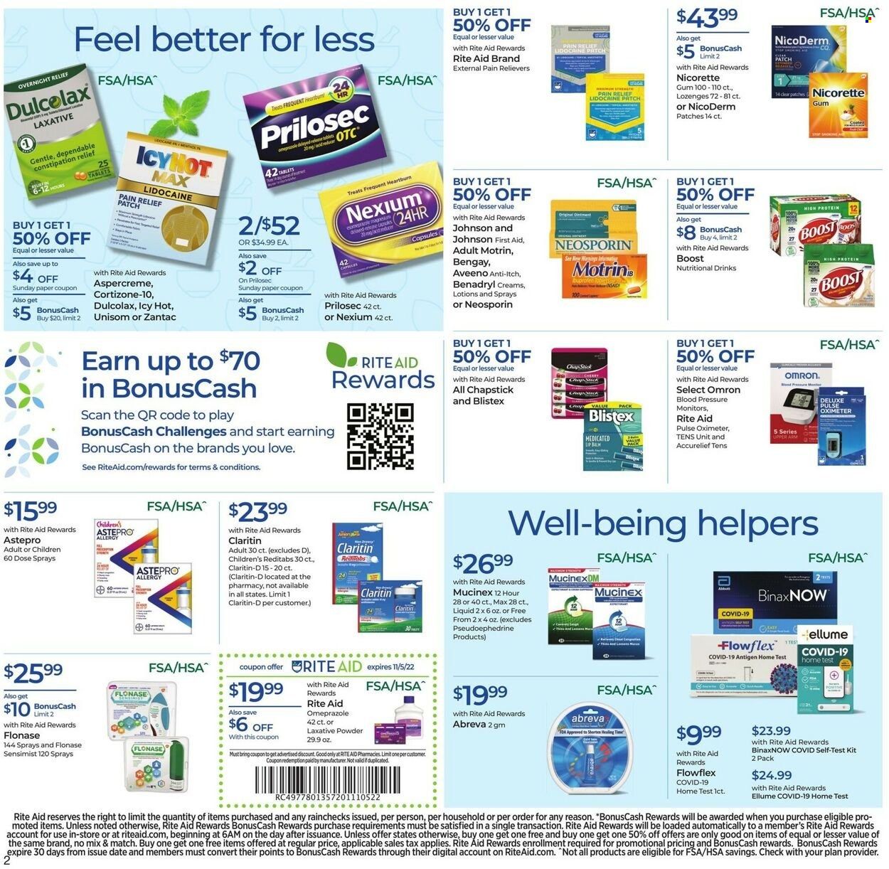 RITE AID Weekly Ad Flyer Specials October 30 to November 5, 2022