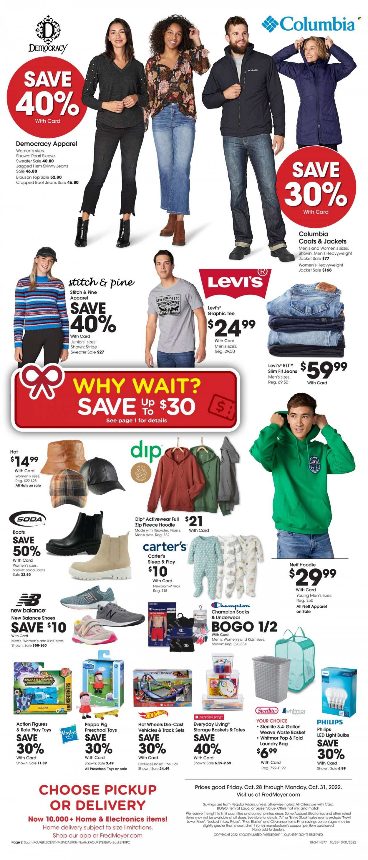 Fred Meyer Weekly Ad Flyer Specials October 28 to October 31, 2022